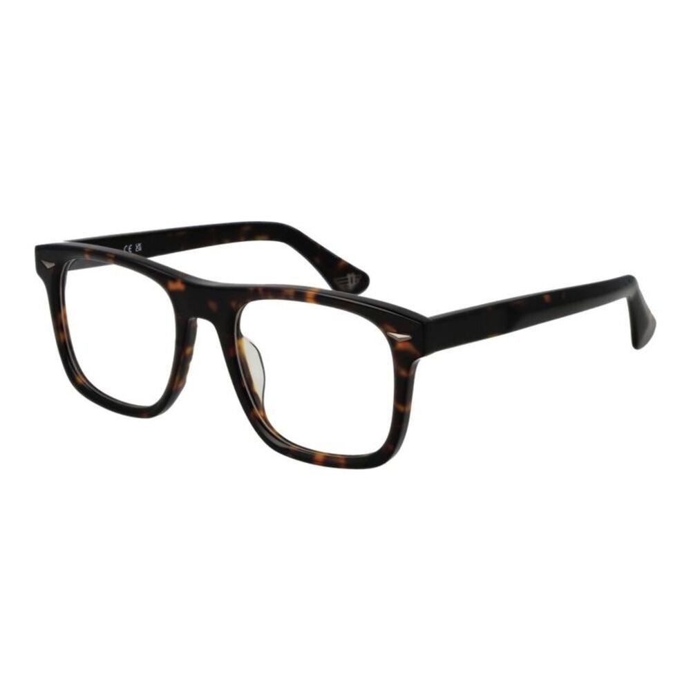 Police Brown Cellulose Acetate Glasses Men's (Frames)
